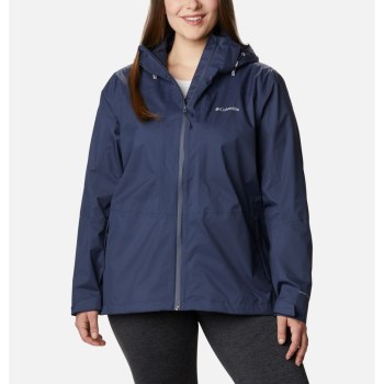 Columbia Windgates Plus Size, Chamarras Azul Marino Para Mujer | 423910-DNK